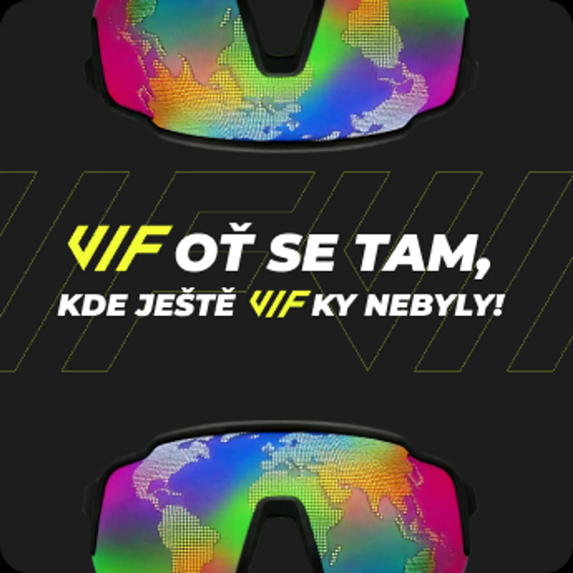 VIF brand kampaň grafika
