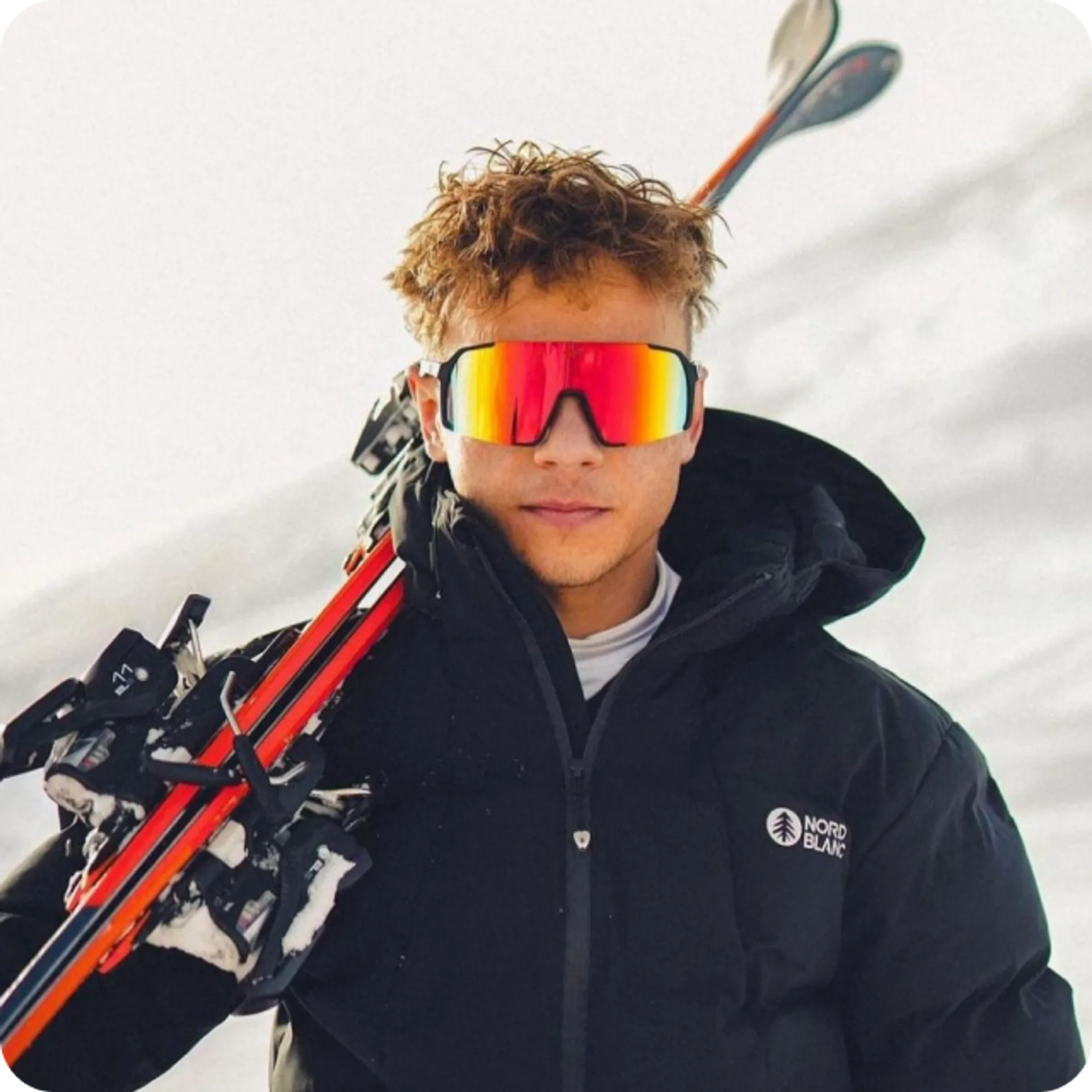 Jakub Lorenc na lyžích