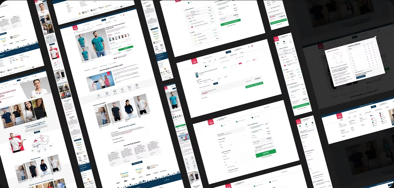 CityZen E-shop Screens Showcase